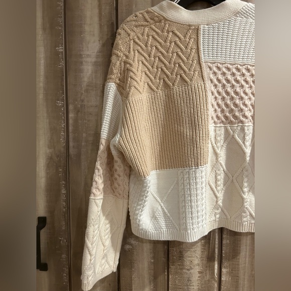 Rails Reese Colorblock Mixed Stitch Cardigan, S - Picture 8 of 8